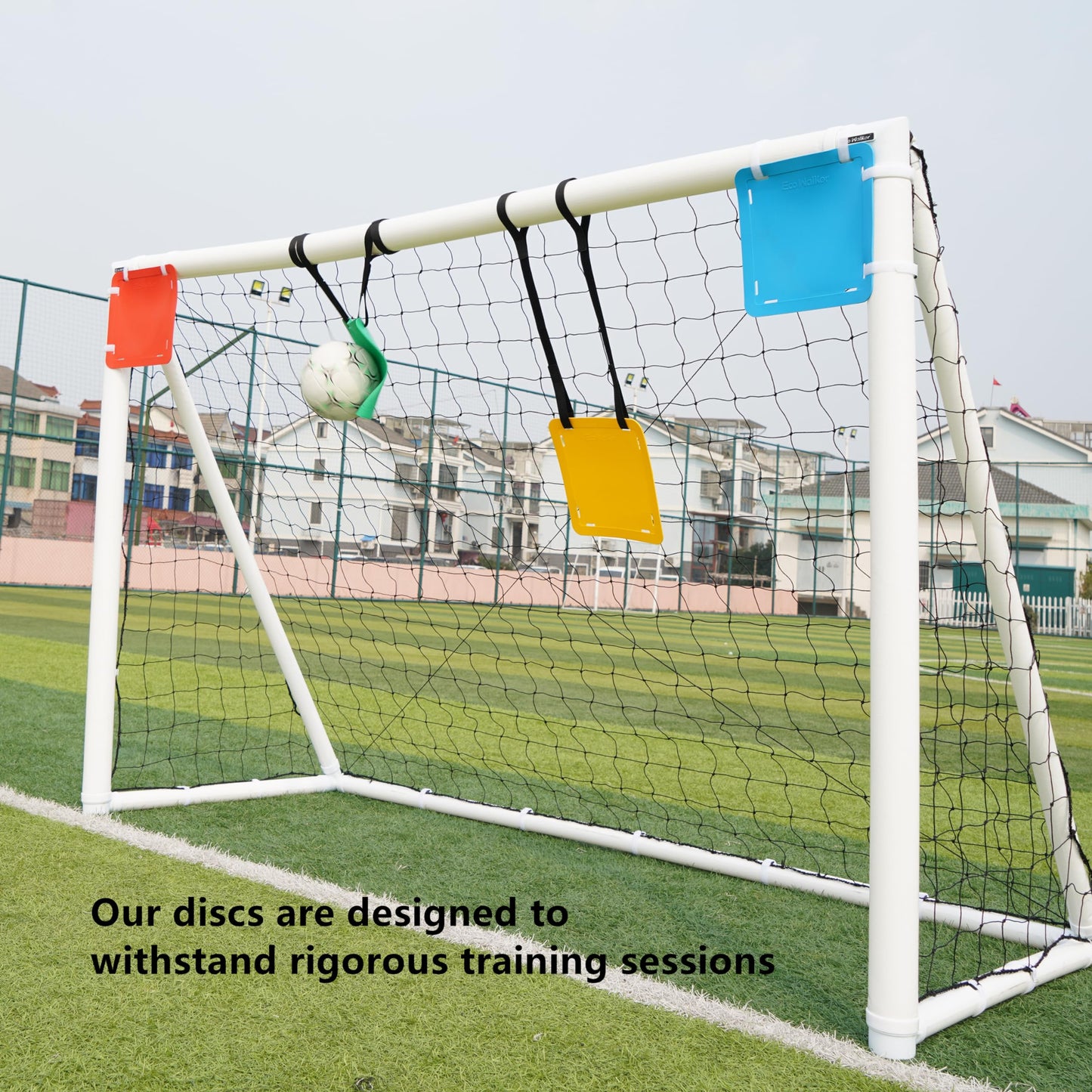 Eco Walker Soccer Goal Shooting Target Discs Sports Goal Reactive Agility Training: Enhance Accuracy and Agility for Lacrosse, Hockey, Soccer, Baseball