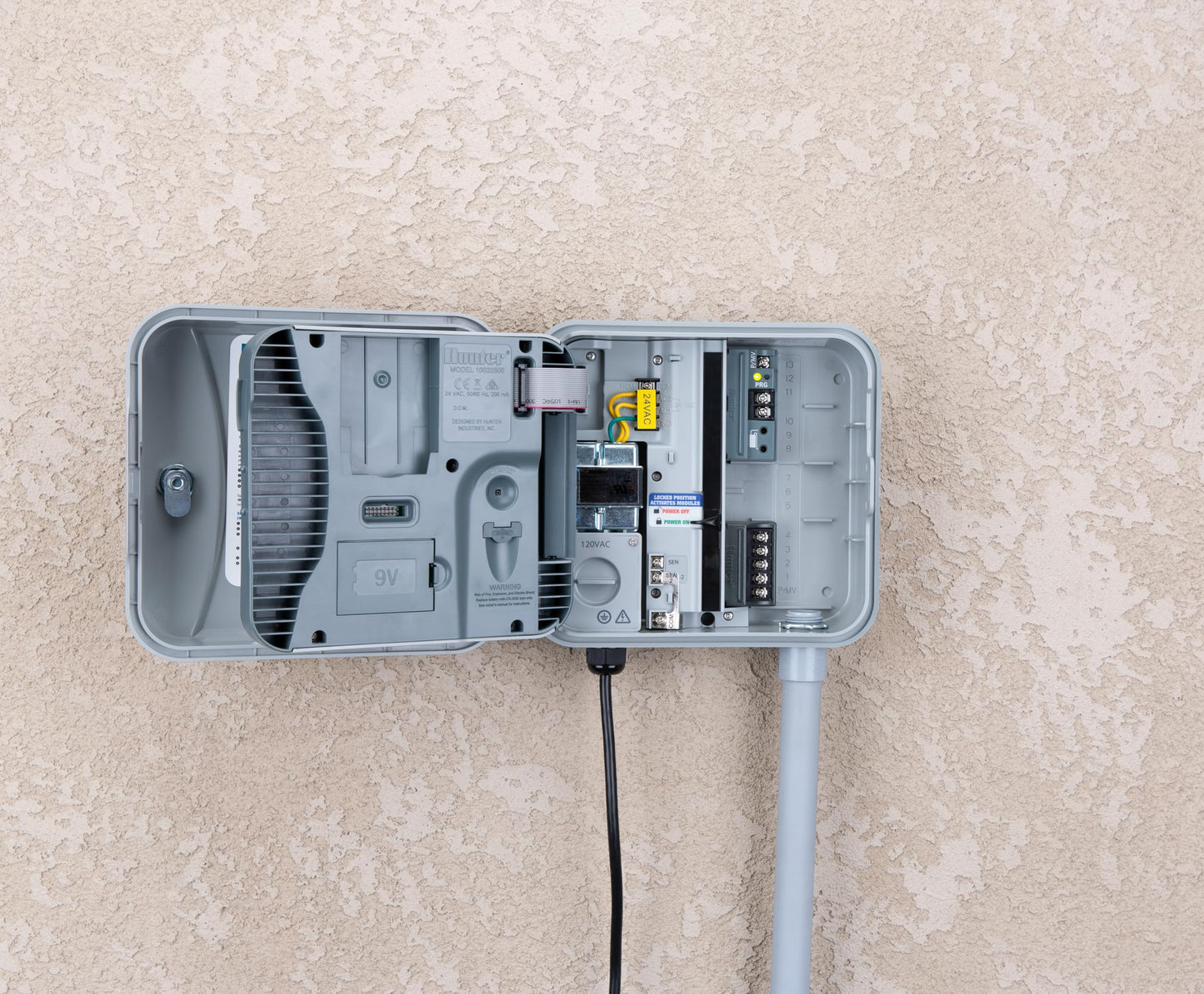 Hunter Pro-C 4 Zone Indoor/Outdoor Sprinkler Timer & Irrigation Controller, Hydrawise Compatible, EPA WaterSense Certified, Expandable to 32 Stations (P2C400)