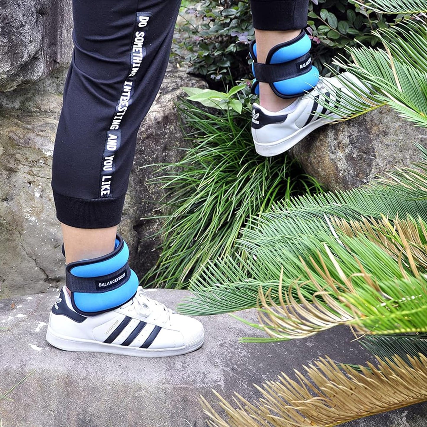 Fitvids Fully Adjustable Ankle Wrist Arm Leg Weights, 1-20LBS, Multiple Options