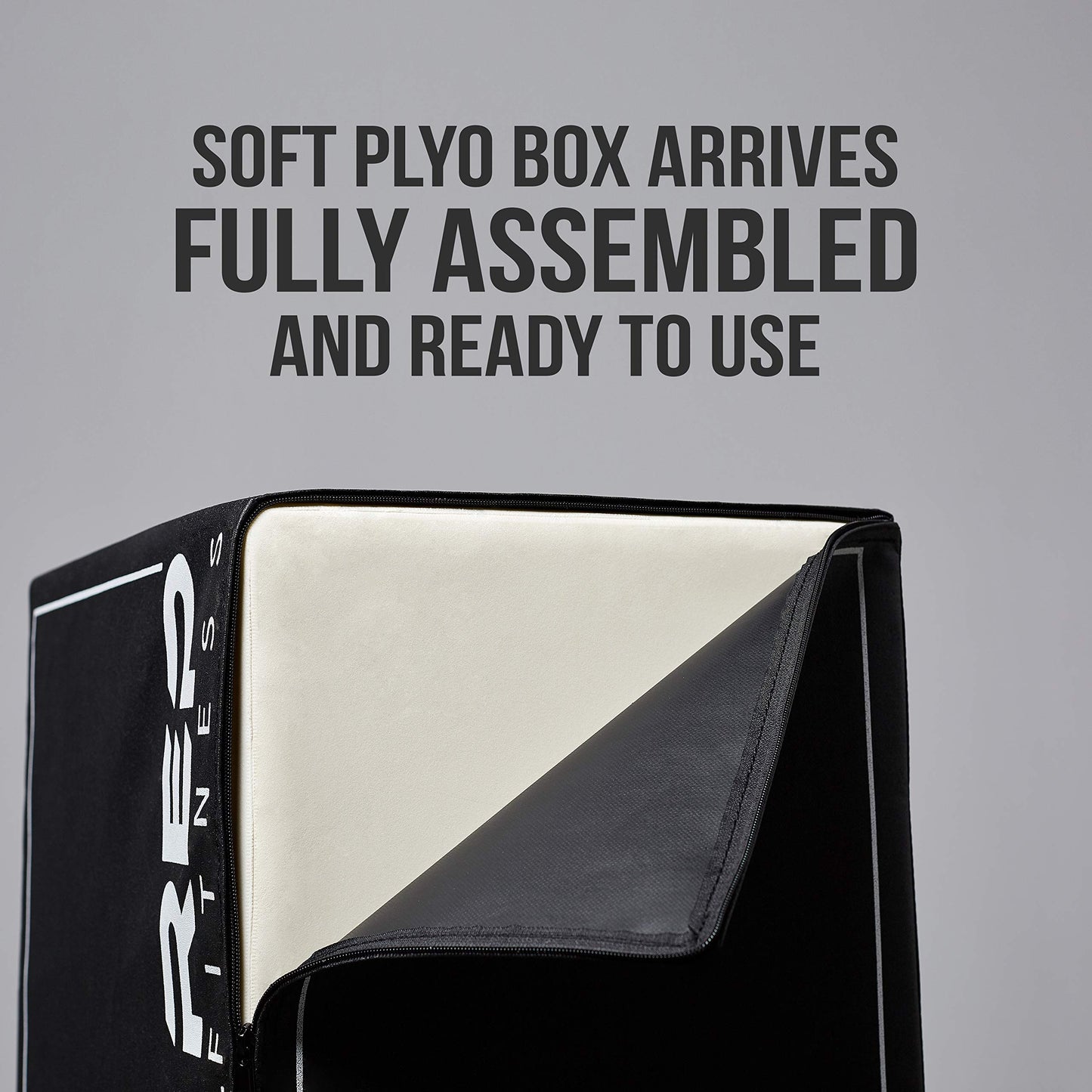 REP Soft Plyo Box | 30 inch | 3-in-1 Foam Jump Box | Plyometric Training Platform | Home Gym Workout Equipment | Step Exercise Block | Non-Slip Jumping Mat | Adjustable Height