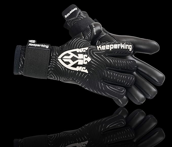 Professional Soccer Goalie Gloves Kids, Boys, Youth, Adult, Men- Football Goalkeeper Glove Strong grip palm protection Giga latex 4mm Double elastic Wrist with Negative cut, Slim(Size 6-11)