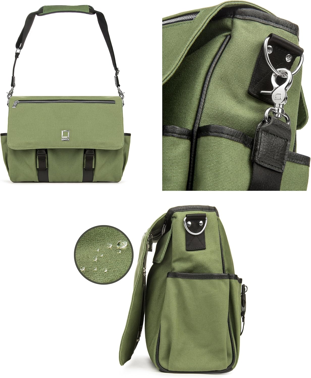 Lencca Waterproof Camera Bag with Laptop Compartment for Canon EOS DSLR and Mirrorless Cameras