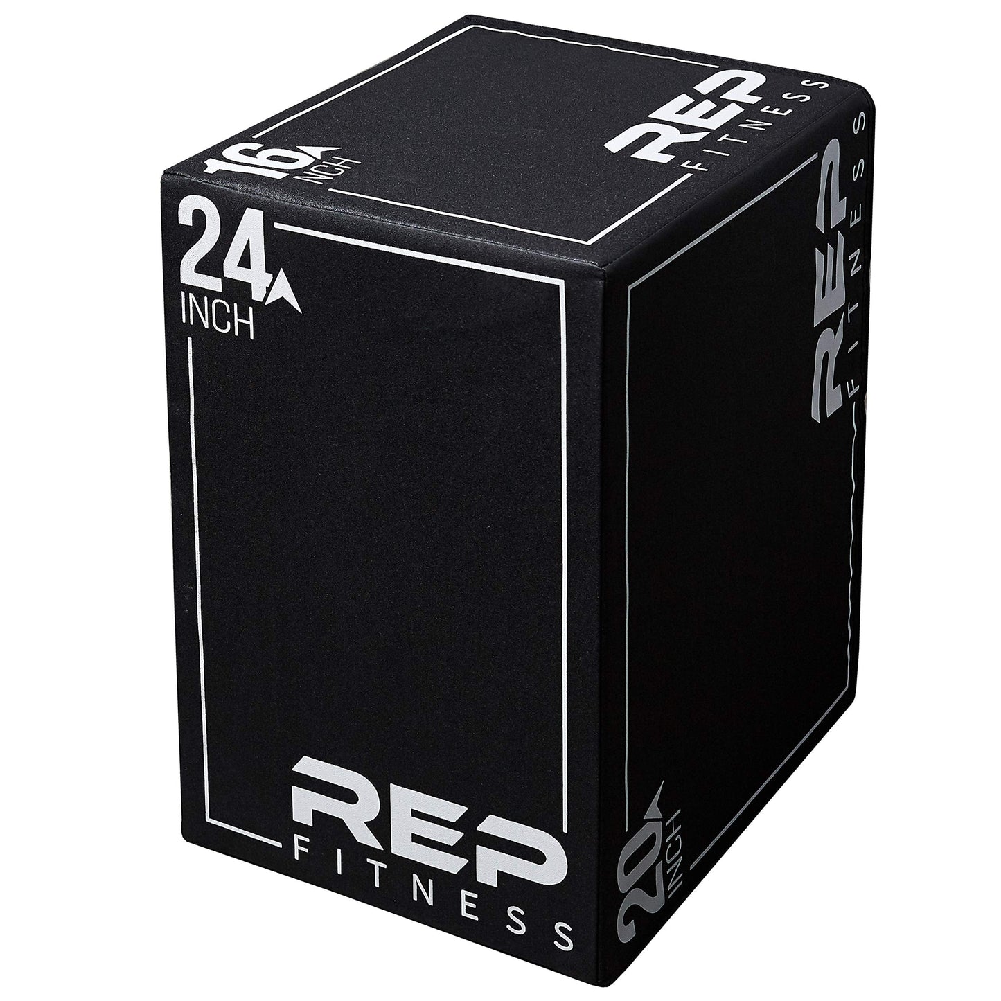 REP 3 in 1 Soft Plyo Box | 24 inch | 3-in-1 Foam Jump Box | Plyometric Training Platform | Home Gym Workout Equipment | Step Exercise Block | Non-Slip Jumping Mat | Adjustable Height