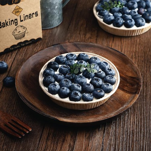 Bake Choice Mini Tart Pans - 50pcs Non-Stick 4-Inch Disposable Baking Tins | Oven & Microwave Safe