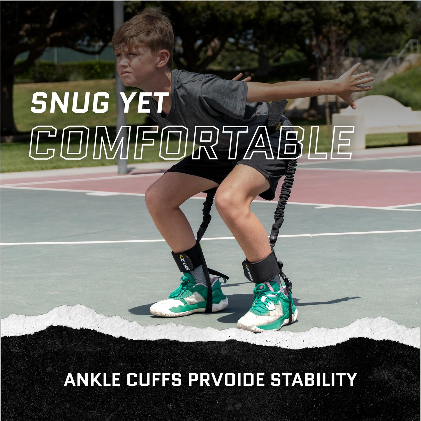 SKLZ Vertical Jump Boost - Adjustable Jump Trainer for Increased Vertical Leap, Explosive Leg Power & Resistance Jump Training, Ideal for Basketball, Volleyball, and Athletic Performance