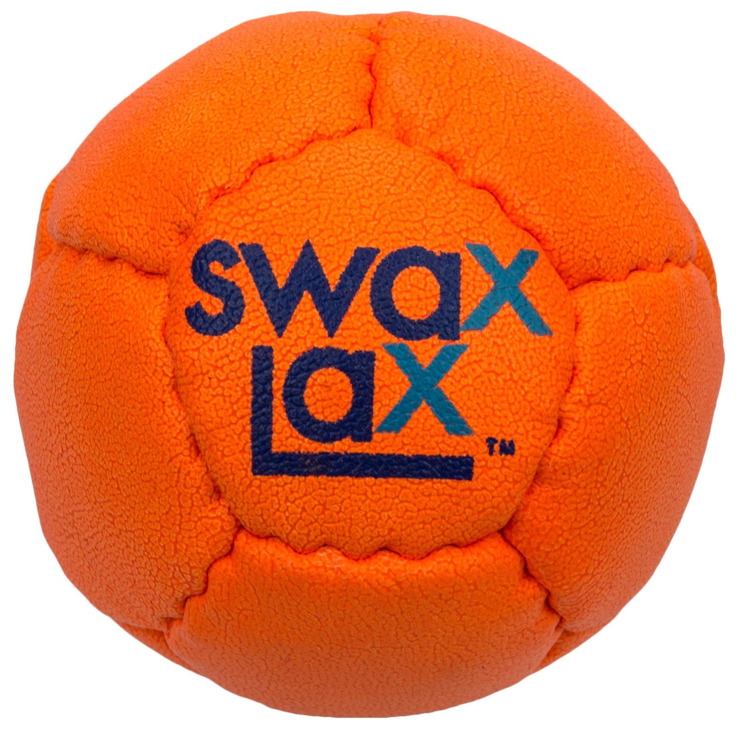 SWAX LAX Lacrosse Training Ball - Indoor Outdoor Practice Less Bounce & Rebounds (1 Orange)