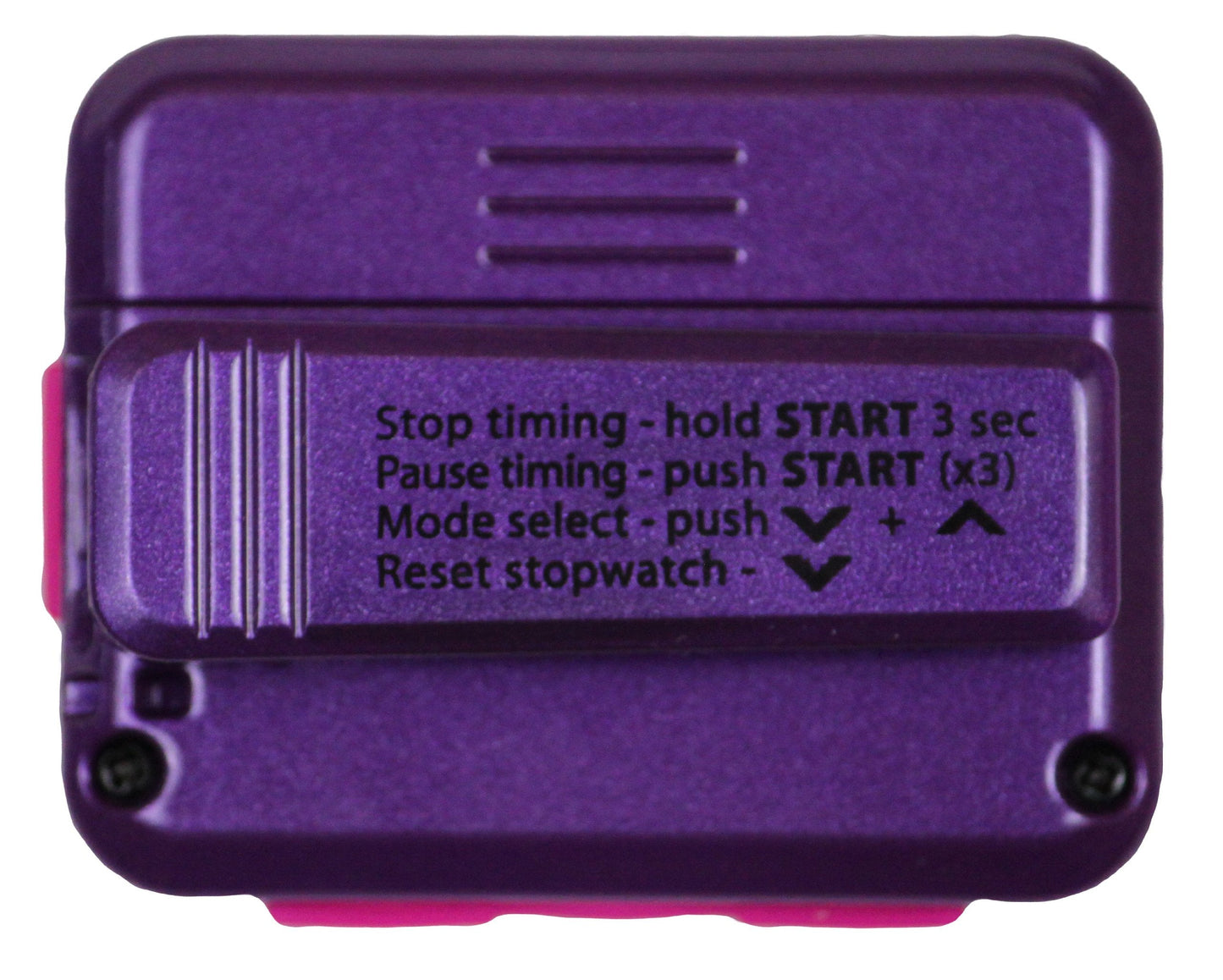 Gymboss Interval Timer and Stopwatch - Violet/Pink Metallic Gloss