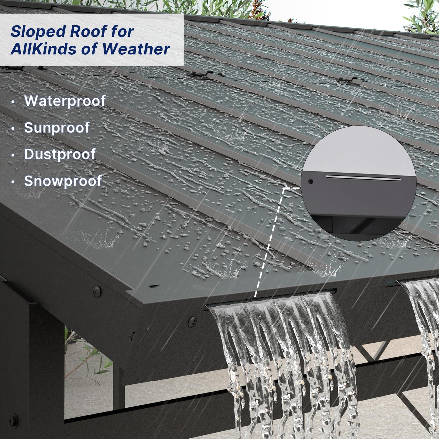 ASJMR 12' x 22'Metal Carport Heavy Duty, Outdoor Carport Canopy Heavy Galvanized Garage Car Shelter with Enhanced Base and Roof,Weather-Resistant Canopy for Cars, Trucks, Boats, Pickups