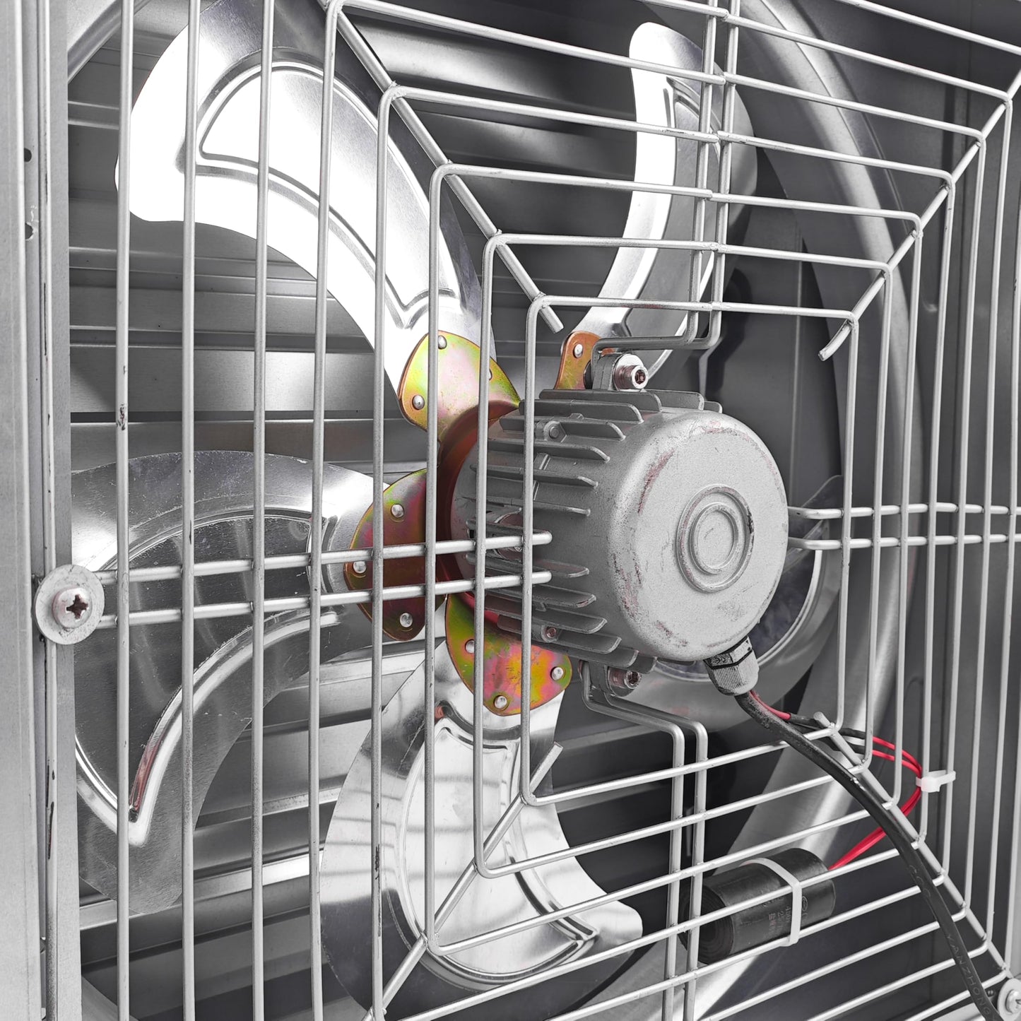 GRELWT 24" Wall Mounted Exhaust Fan -Automatic Shutter - Vent Fan For Home Attic, Shed, or Garage Ventilation, 4390 CFM, 6180 SQF Coverage Area, New Version