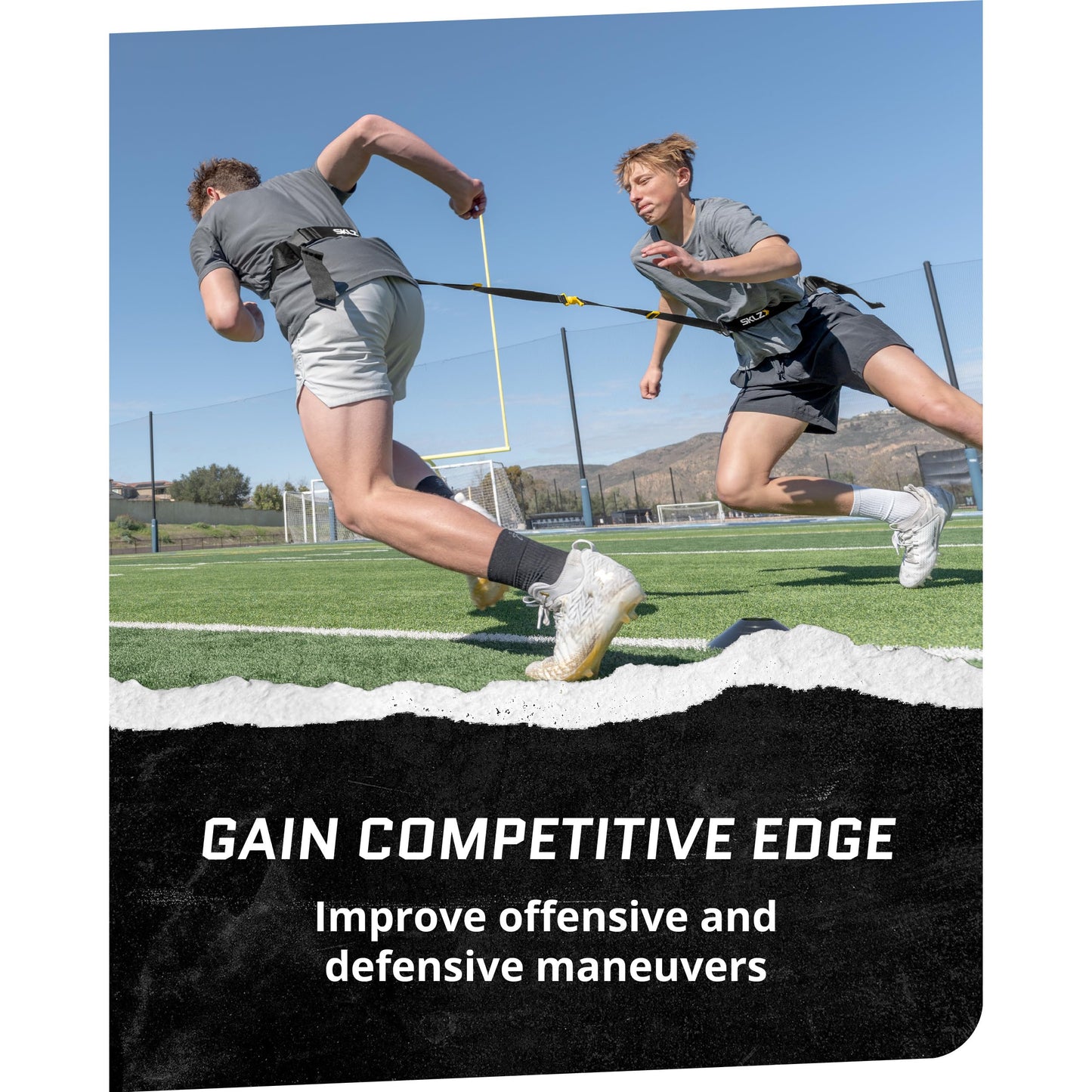 Adjustable Dual Agility Training Belt with Audible Feedback - Versatile Speed and Reaction Drill Trainer for Baseball, Softball, and Multi-Sport Agility
