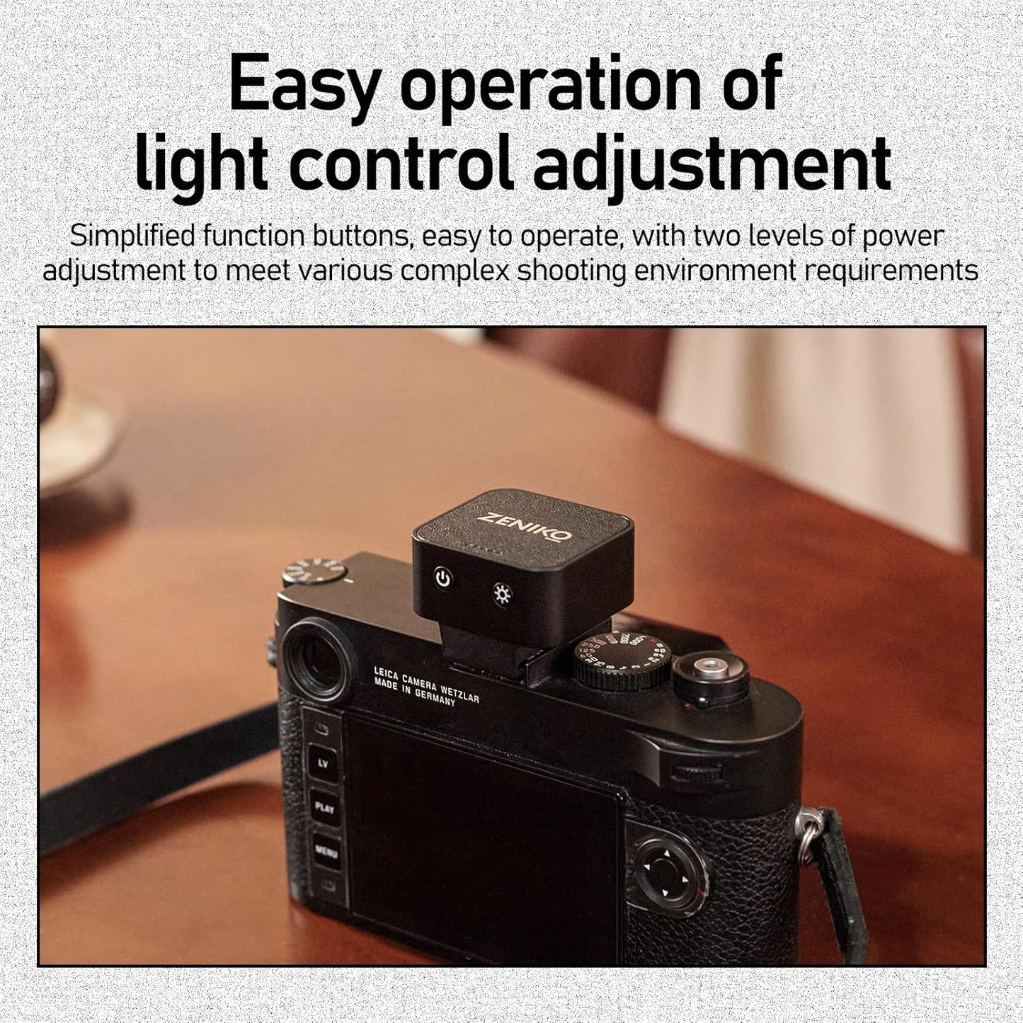 ZENIKO ZF04 zv1/Fuji 2 372 6500K 3s Mini Camera Flash Speedlite for Canon/Nikon/Sony - Power Levels, Full Power