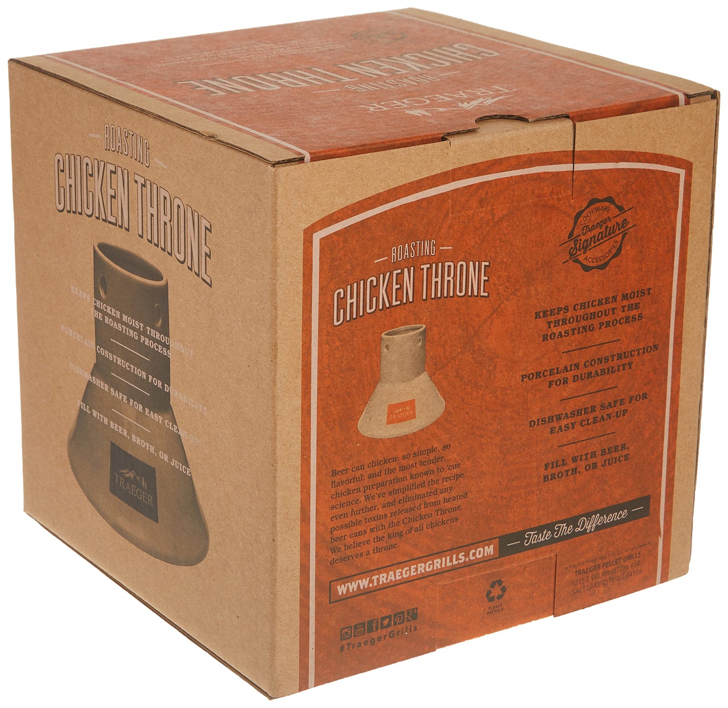 Traeger Grills BAC357 BBQ Chicken Throne Roasting Grill Accessory