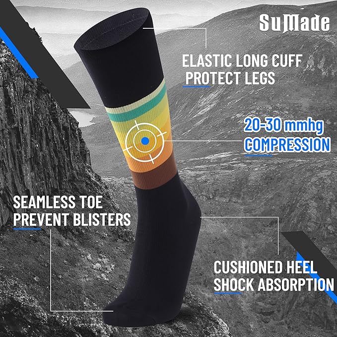 Waterproof Socks, Men Women Knee High Hiking Kayaking Socks 1 Pair