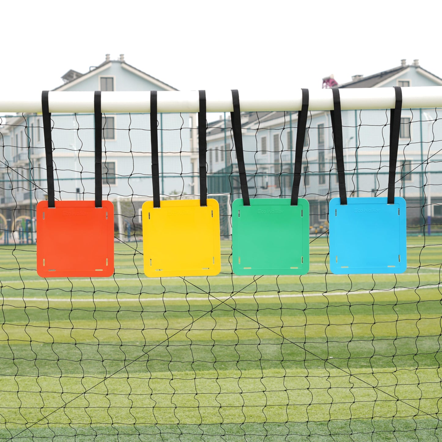 Eco Walker Soccer Goal Shooting Target Discs Sports Goal Reactive Agility Training: Enhance Accuracy and Agility for Lacrosse, Hockey, Soccer, Baseball