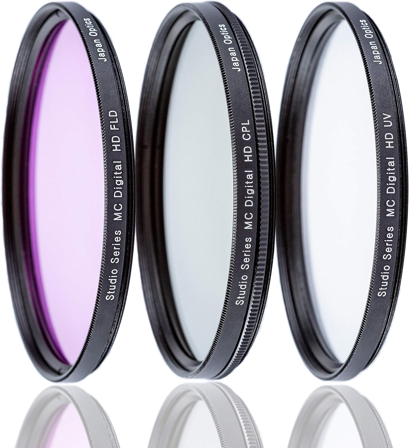 Ultimaxx 3-Piece Set 52mm Professional Multi-Coated Filter for Digital and Video Cameras with HD Optics and Diameter