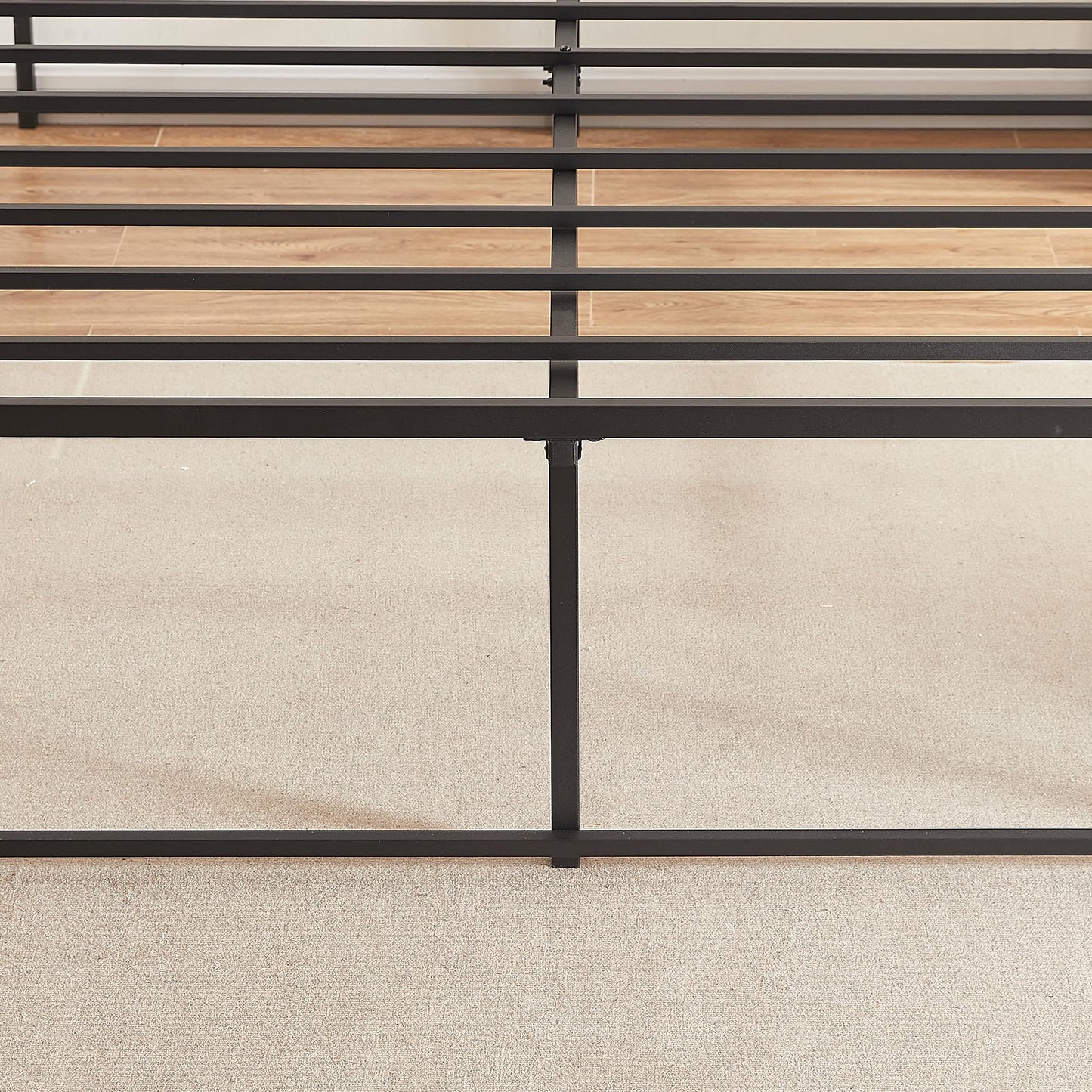 VECELO 18" Full Bed Frame/Metal Platform Mattress Foundation/No Box Spring Needed