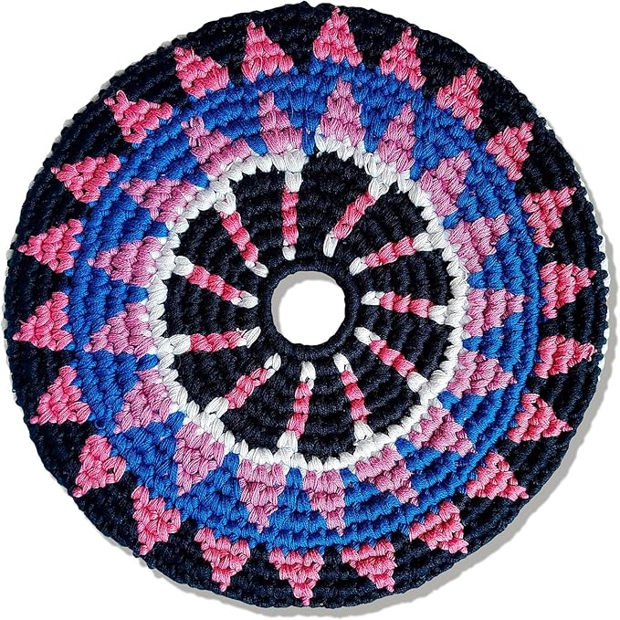 Buena Onda Indoor Flying Disc - 7'' Flexible Sport Disc for Indoor and Outdoor Play - Amazing Handmade Quality from Guatamala - Pocket Discs are Played in Over 20 Family Fun Games