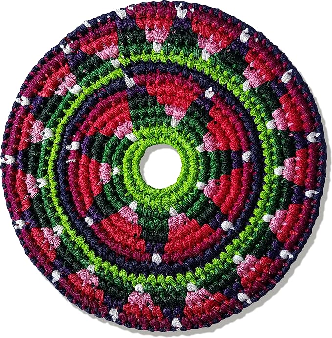 Buena Onda El Grande Flying Disc - 8'' Flexible Sport Disc for Indoor and Outdoor Play - Amazing Handmade Quality from Guatamala - Pocket Discs are Played in Over 20 Family Fun Games