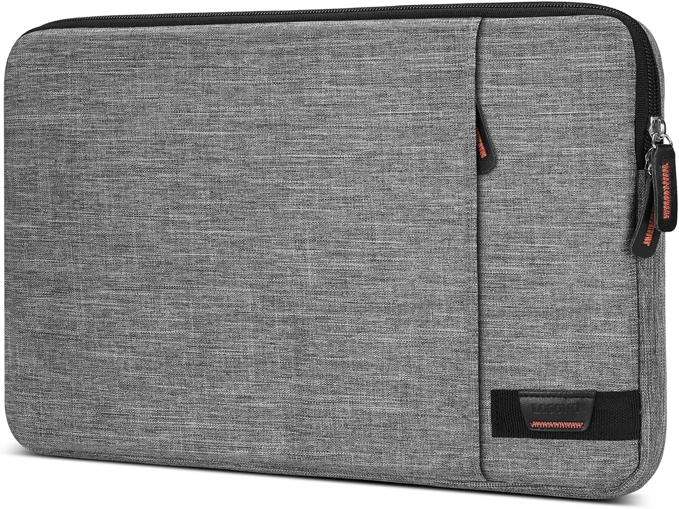 Losong 16.1 Inch,Protective 15.6-16.1" 2 Pocket,Size-15.7"x10.2",Gray Portable Monitor Case Padded Sleeve Compatible