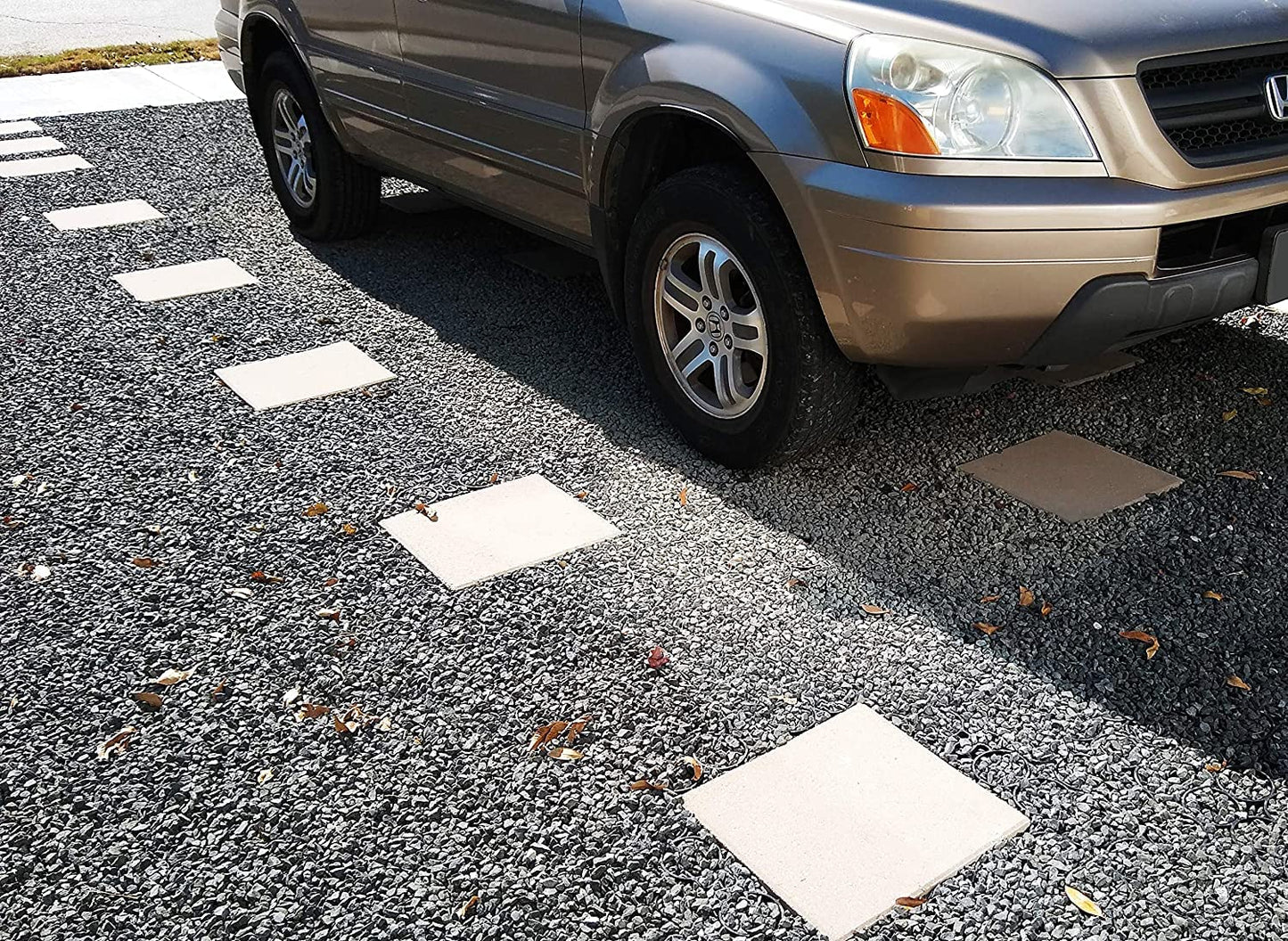 TRUEGRID | PRO Plus Permeable Pavers | Designed for Roads, Parking Lots, Stables | Outdoor Pavers | 1.8" Depth, 250,000+ lb Load Class | Sample Pack of 2 with Brochure