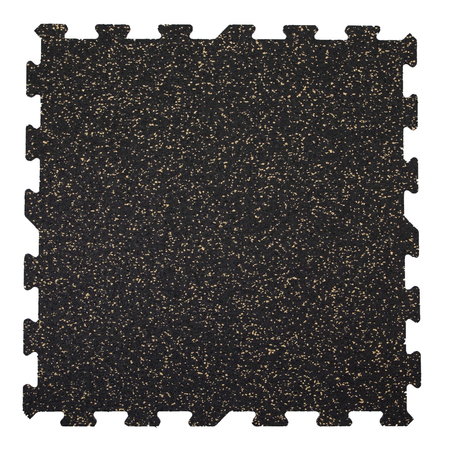 IncStores 8mm PowerLock Tiles, Interlocking Rubber Gym Mats for Home Gym Flooring & Fitness Room Floors, 23"x23", 9 Tile Pack, Cork