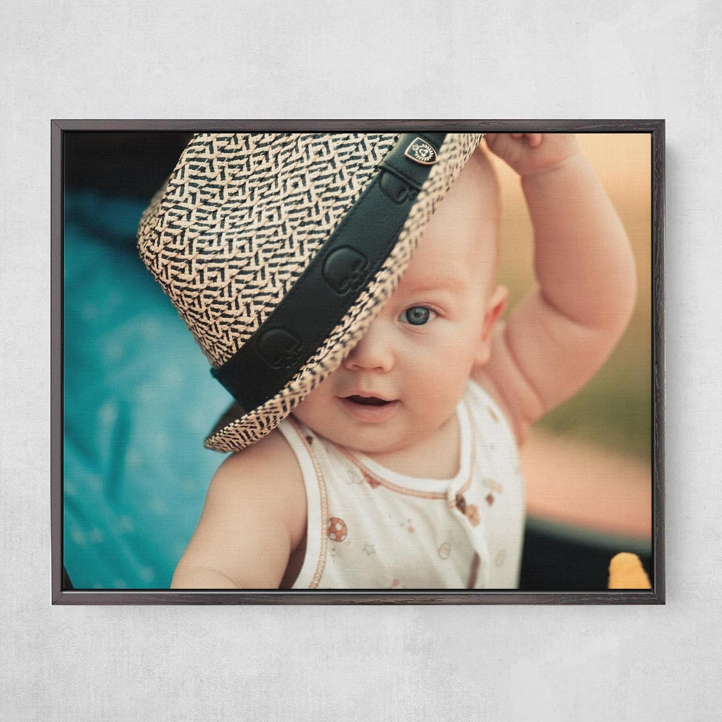 P&L ART. Personalized Custom Canvas Prints: Photo On Canvas Transform Your Photos into Stunning Framed Wall Art Digitally Printed Photo To Canvas Ideal for Home Decor Gifts Keepsakes Black 20X24