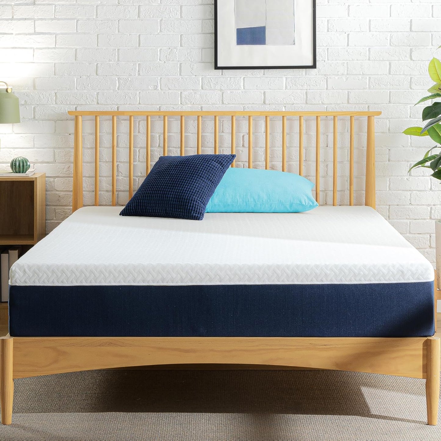 Zinus 10 Inch King Hybrid Mattress - Cooling Comfort, Medium Firm, Fiberglass Free, Motion Isolation