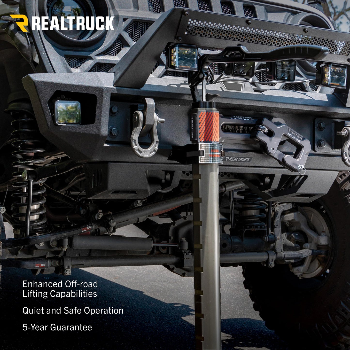 Go Rhino XG-RJ50010B El Gato EG1 Hydraulic High-Lift Recovery Jack, Black