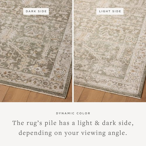 Loloi Magnolia Home | PAC-06 Forrest/Natural Area Rug - 7'10" x 10' - Stylish & Durable Design