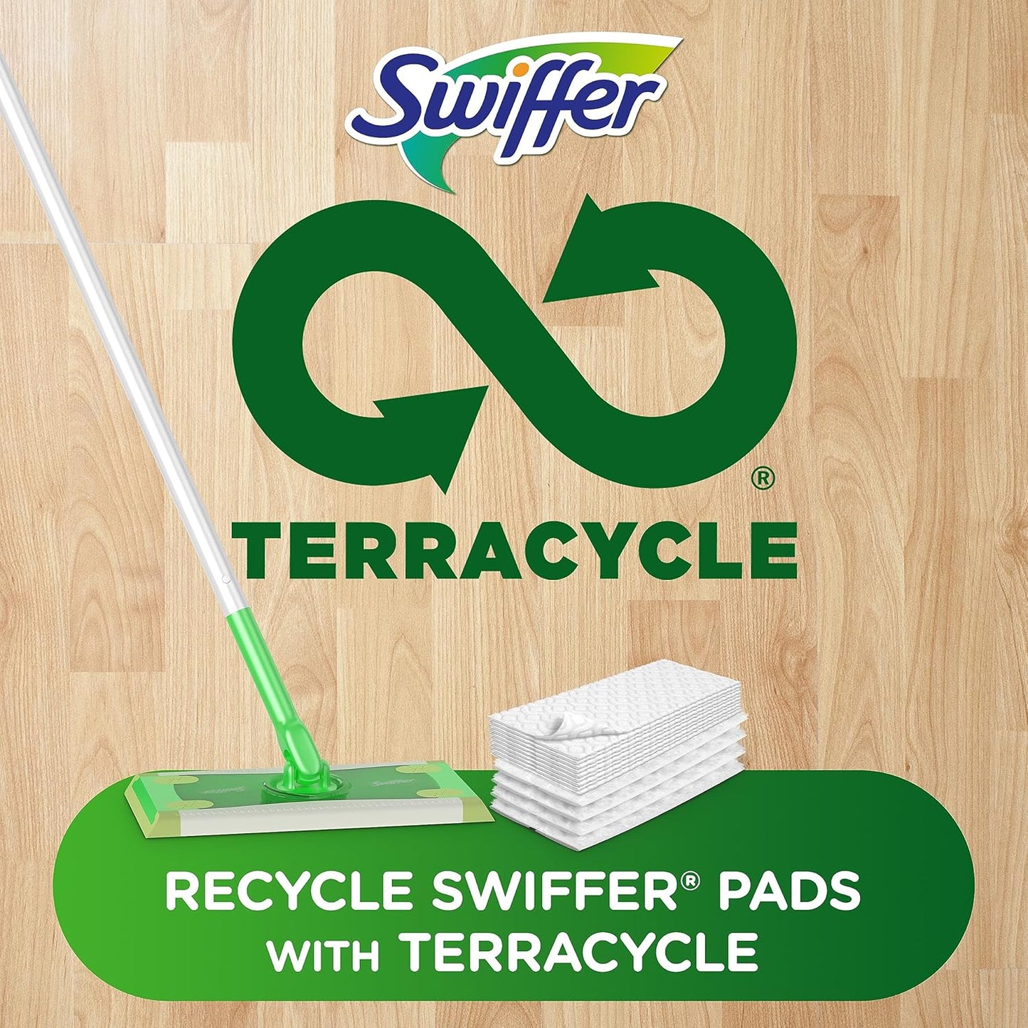 Swiffer Sweep + Mop Dry Pads Refill - Lavender Floor Cleaner for Dirt & Dust | 52 Count