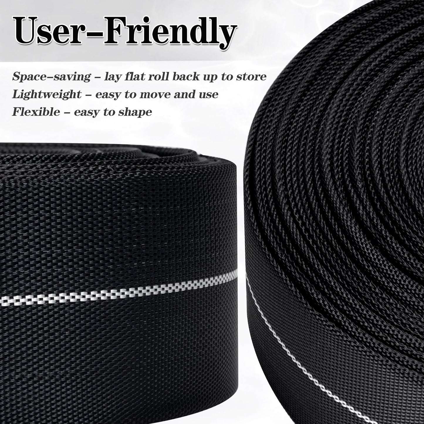 DAVCO Pool Backwash Hose 4” x 100 ft Drain Discharge Hose for Pools, Pump, Sand Filter & Sump Pump, Burst Proof Heavy Duty Lay Flat Drainage Hoses, Anti-UV & Leak Free