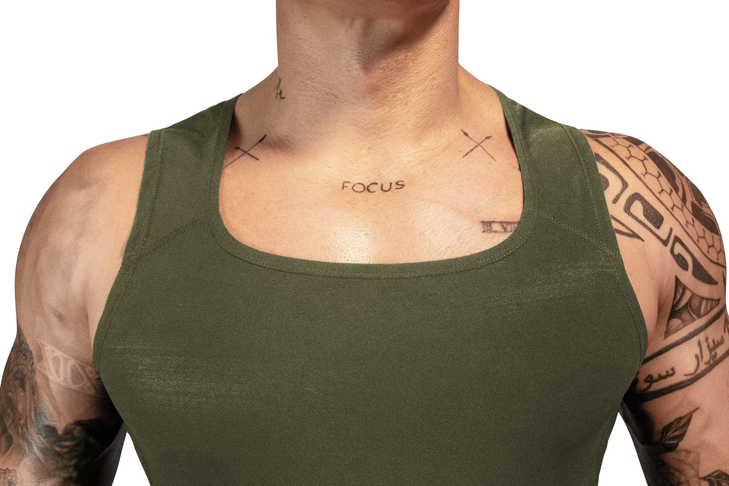 FUXERT Men's Sweat Vest Sweat Tank Top for Waist Trainer Workout Body Shaper Sauna Suit for Gym Exercise(GN L/XL)