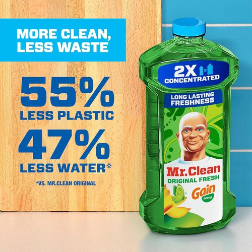 Mr. Clean All-Purpose Cleaner - Multi-Surface Cleaning Liquid for Home & Kitchen, 41oz