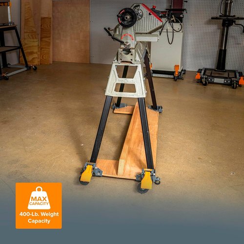 Bora Portamate Mobile Base Kit PM-1100 | Heavy-Duty Adjustable Dolly Roller Frame - 400 lb Capacity