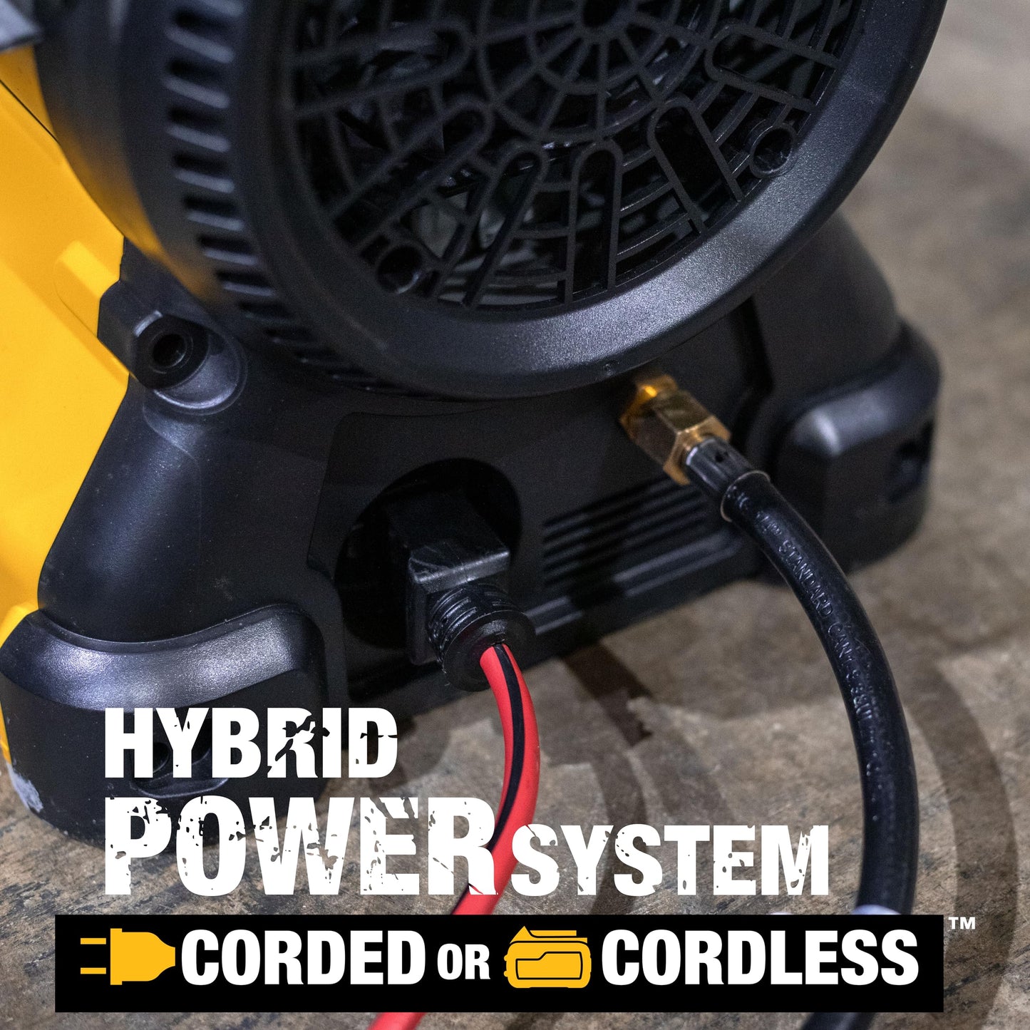 DEWALT 70000-BTU Outdoor Portable Forced Air Propane Heater - New Model DXH70CSFAVX