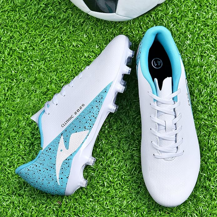 Mens Soccer Shoes Womens Indoor Outdoor Football Cleats Unisex Baseball Turf Shoe Youth Rugby Adult AG FG TF Football Boots Wide Training Sneaker