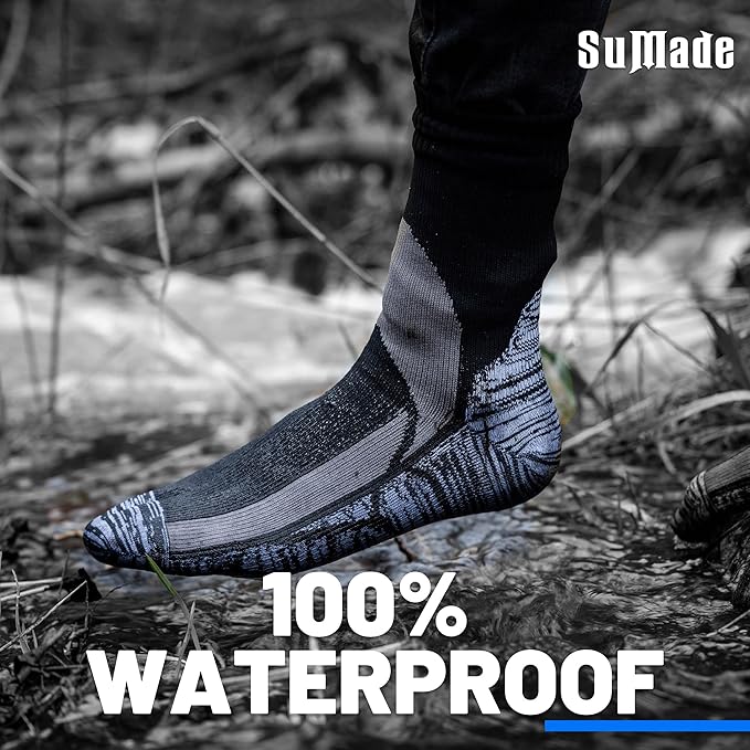 Waterproof Socks, Men Women Knee High Hiking Kayaking Socks 1 Pair