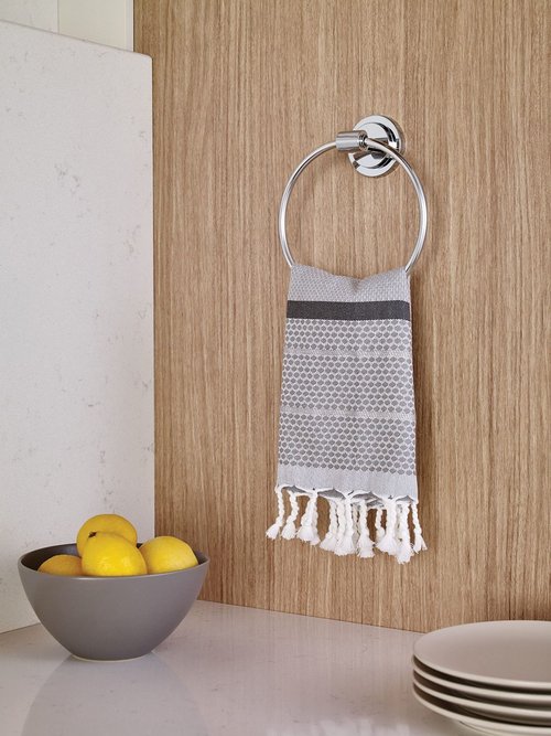 Moen DN0786CH Iso Bathroom Hand Towel Ring, Chrome