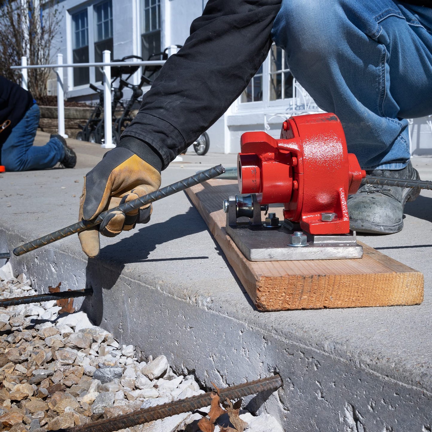 MARSHALLTOWN Rebar Bender and Cutter Assembly, Concrete, up to Grade #5 or Grade 60, 54 Inch Steel Handle, 14730