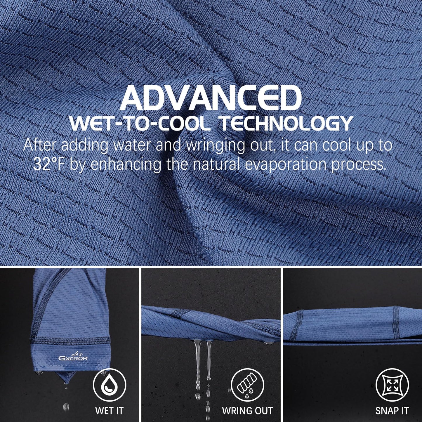 GXCROR 3 Pack Cooling Skull Cap with Sweat-Wicking & Anti-Odor Technology Quick-Dry Helmet Liner for Cycling Motorcycle