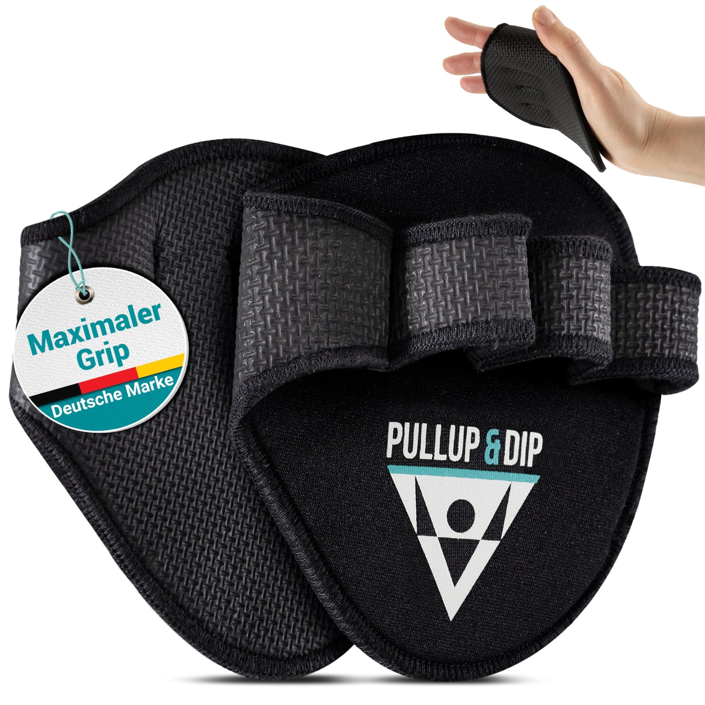 PULLUP & DIP Neoprene Grip Pads Lifting Grips, The Alternative to Gym Workout Gloves, Lifting Pads for Weightlifting, Calisthenics & Powerlifting, No More Sweaty Gym Gloves