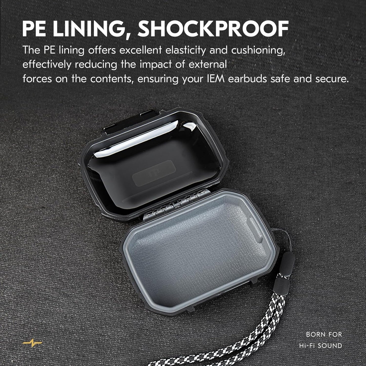 YINYOO ZC01 ZS10 SE215, KS1, ZS12 2, AS16 CCZ Hard Shell IEM Case for KZ Pro in Ear Monitor, Travel Portable Earbuds