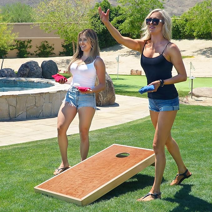 GoSports 4’ x 2’ Commercial Grade Cornhole Boards Set | Includes Bean Bags (Choose Your Colors) Over 100 Color Combinations