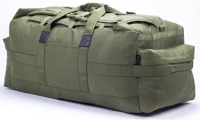 Large Military Duffle Bag Backpack Tactical Field Gear Equipment Duffel Bag Army Deployment Bag 85L