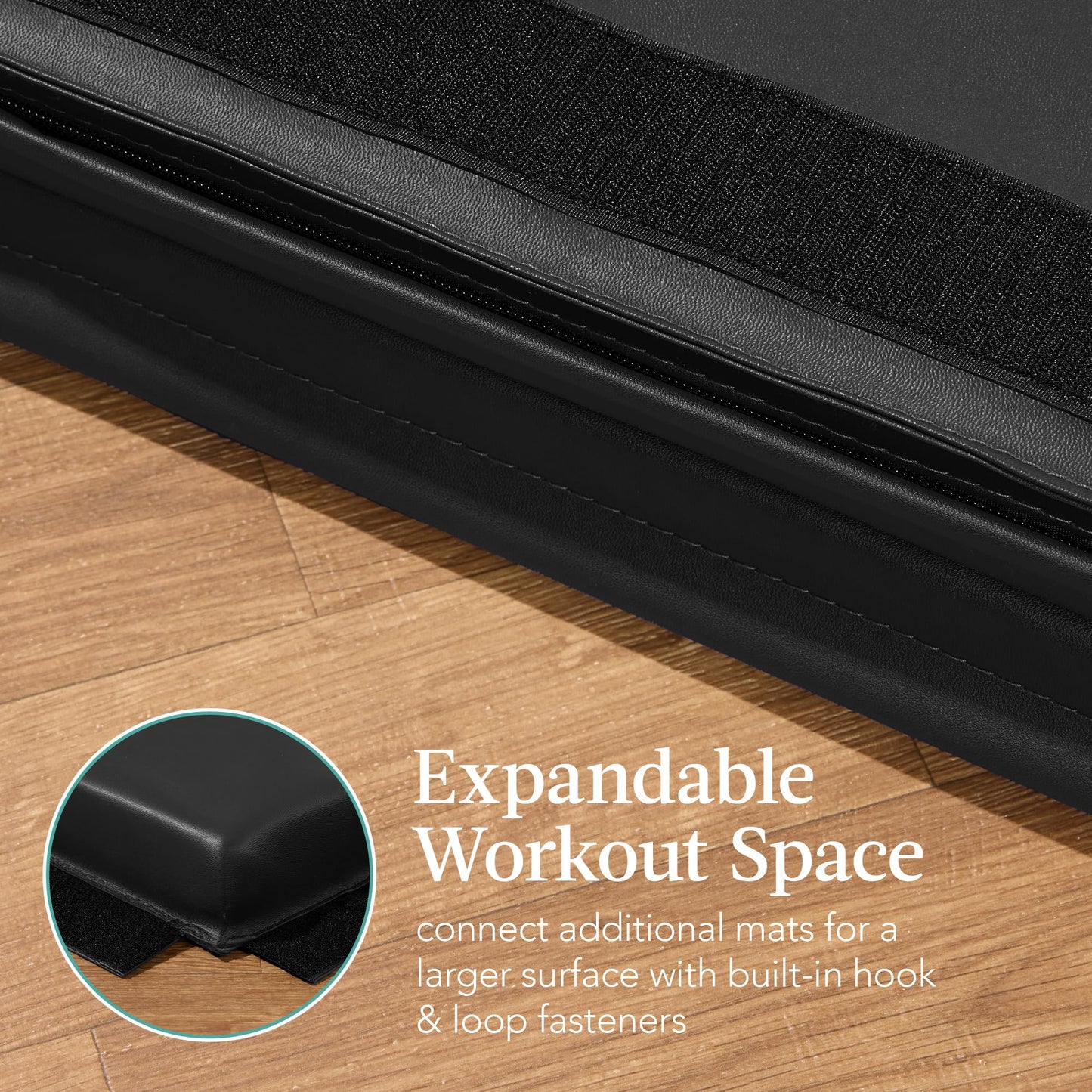 Best Choice Products 10ftx4ftx2in Folding Gym Mat 4-Panel Exercise Gymnastics Tumbling Workout Fitness Floor Mats w/Carrying Handles – Black