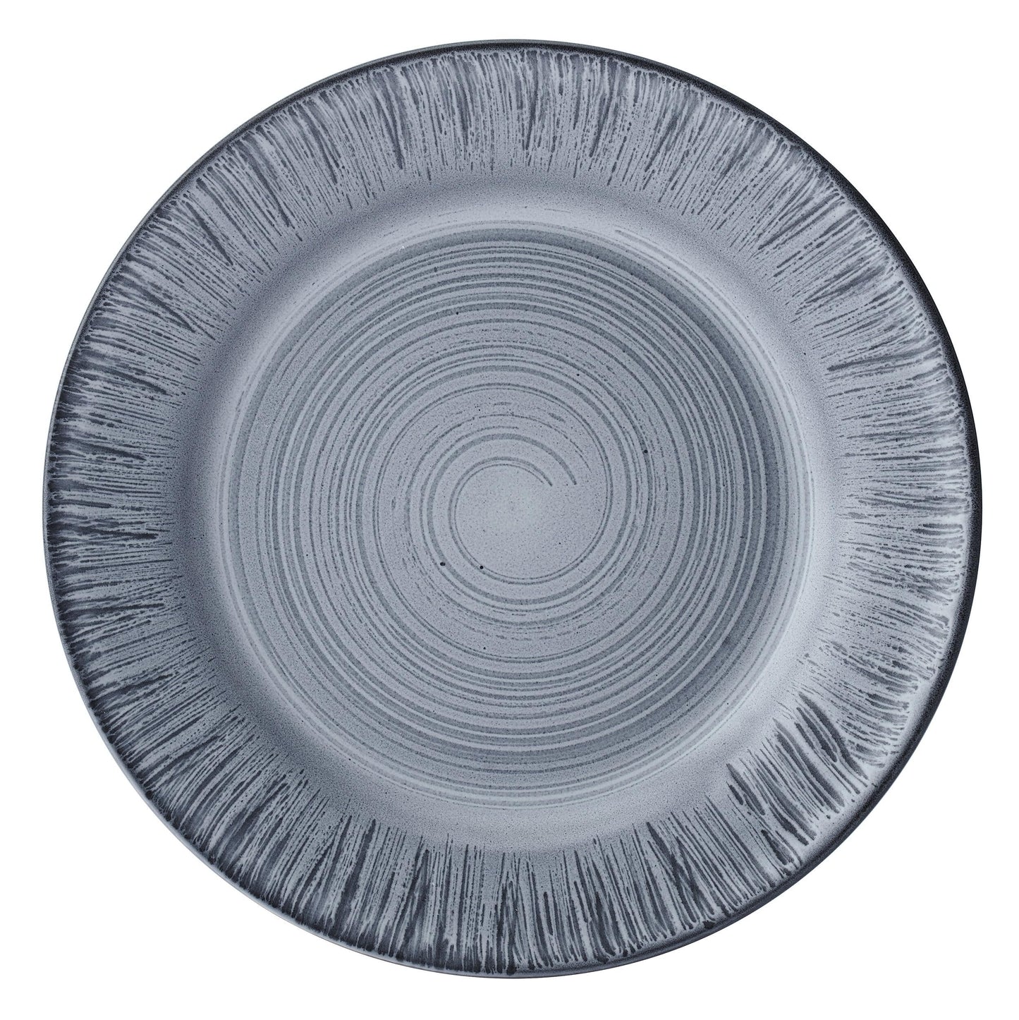 Pfaltzgraff Mystic 12 Piece Plates Bowls Dinnerware Set, Service for 4, Blue