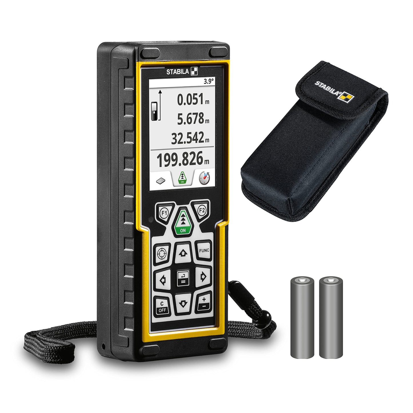 Stabila 6520 Laser Distance Measure with iPad iPhone App, Cat. Number 06520 (Safety Class ll, <1mW Power Output)