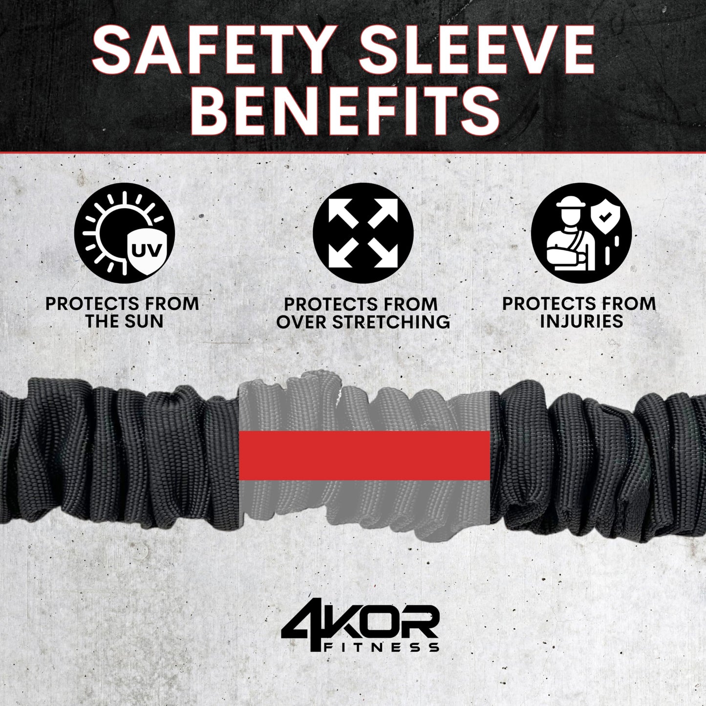 Resistance Cords - Cross Anchored Shoulder Resistance Bands - Ideal for Dynamic Warmups and Physical Rehab - One Pair of 40 lbs Cords - 4KOR Fitness