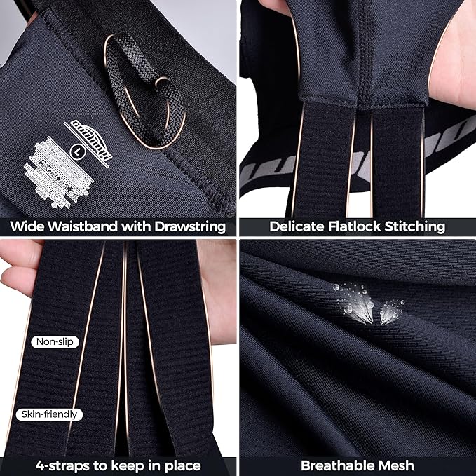 COOLOMG MMA Jock Straps with Cup for Men Adult 4-Straps Athletic Supporters with Groin Cup for BJJ Boxing Muay Thai Wrestling