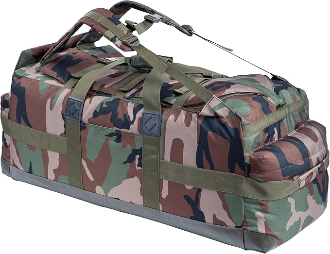 Large Military Duffle Bag Backpack Tactical Field Gear Equipment Duffel Bag Army Deployment Bag 85L